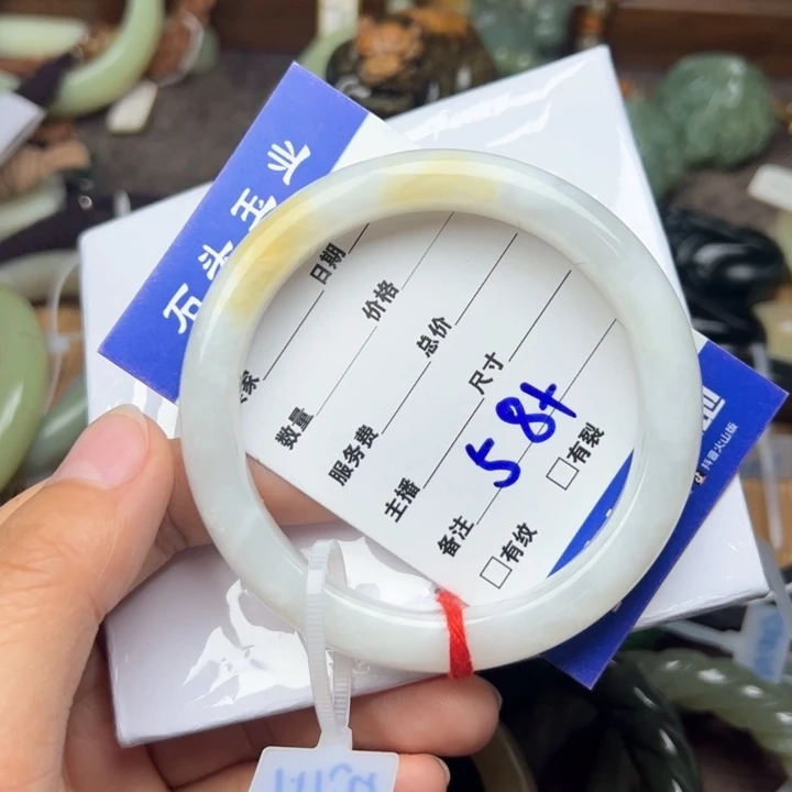 和田玉（糖玉）手镯未镶嵌58