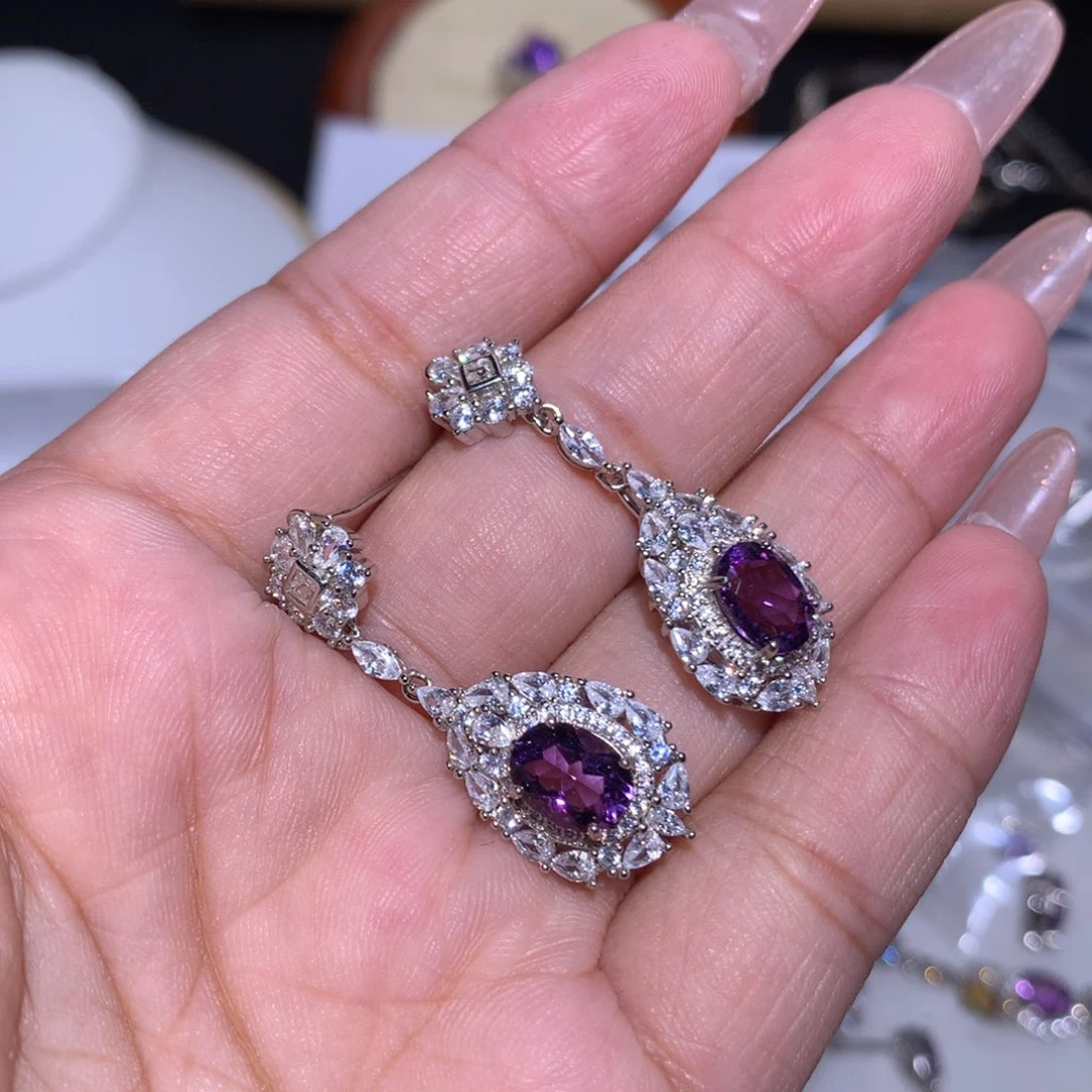 【闪购商品】水晶戒指银S925镶嵌媛****I戒指