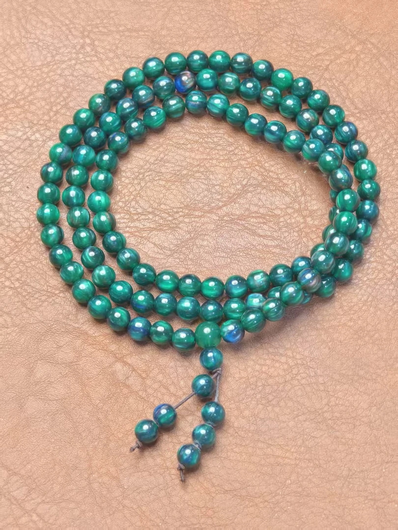 STN-260墨绿极光多圈手串（无礼盒）