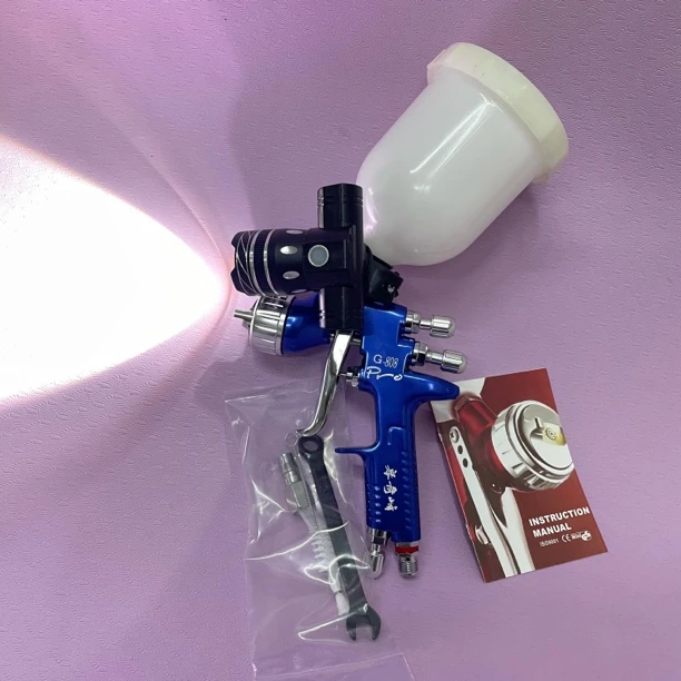 高雾化喷枪油漆喷枪小型喷壶蓝骑士款式喷漆喷漆枪油漆专用手持式