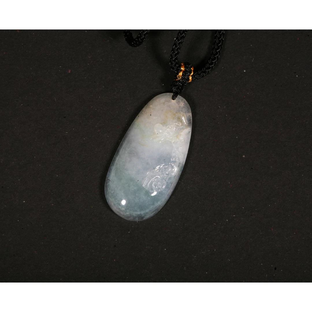 缅甸翡翠葡萄项链 G115