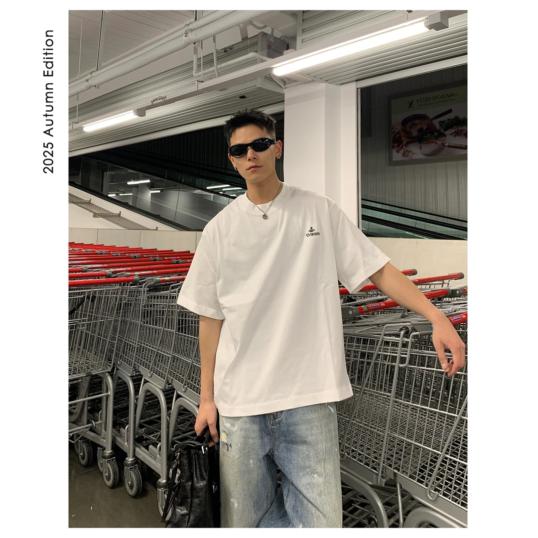 阿d服饰 夏季 重磅印花字母T恤