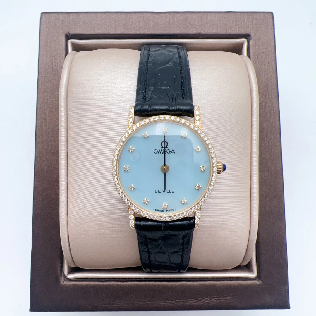 95新 Omega/欧米茄 大欧米茄16548手动后钻赠表带赠手链