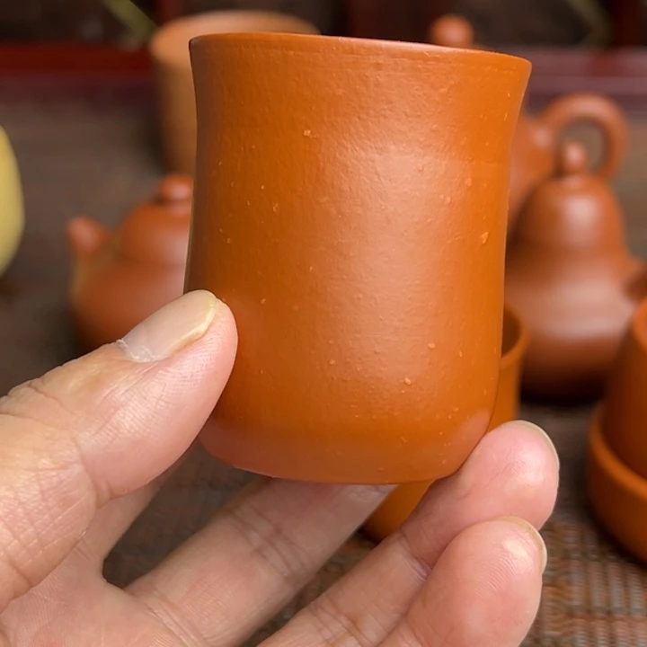 努***斗茶壶紫砂赵庄朱泥、全手工