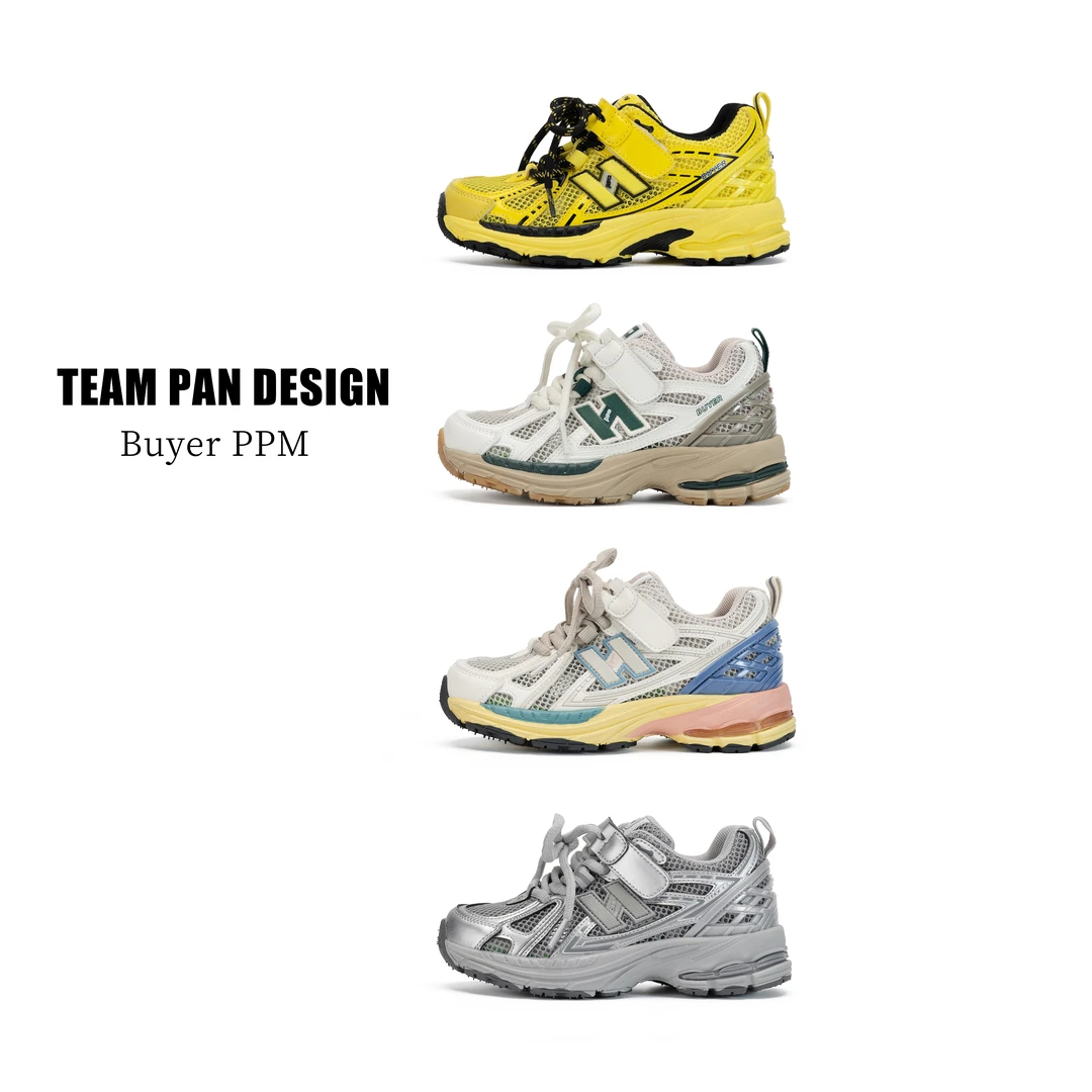 特价！【复古906】（夏季单网！）2025男童女童休闲运动透气童鞋575-2