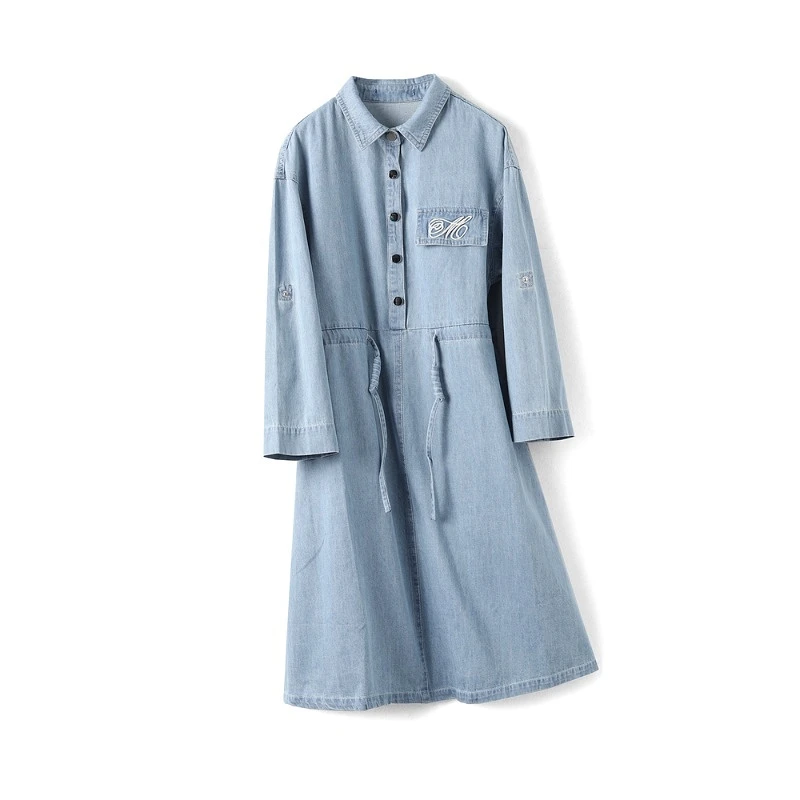 27509【木系列】显瘦牛仔连衣裙22138829L1