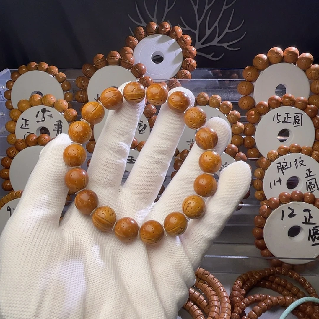 脑纹桃核正圆12+尺寸