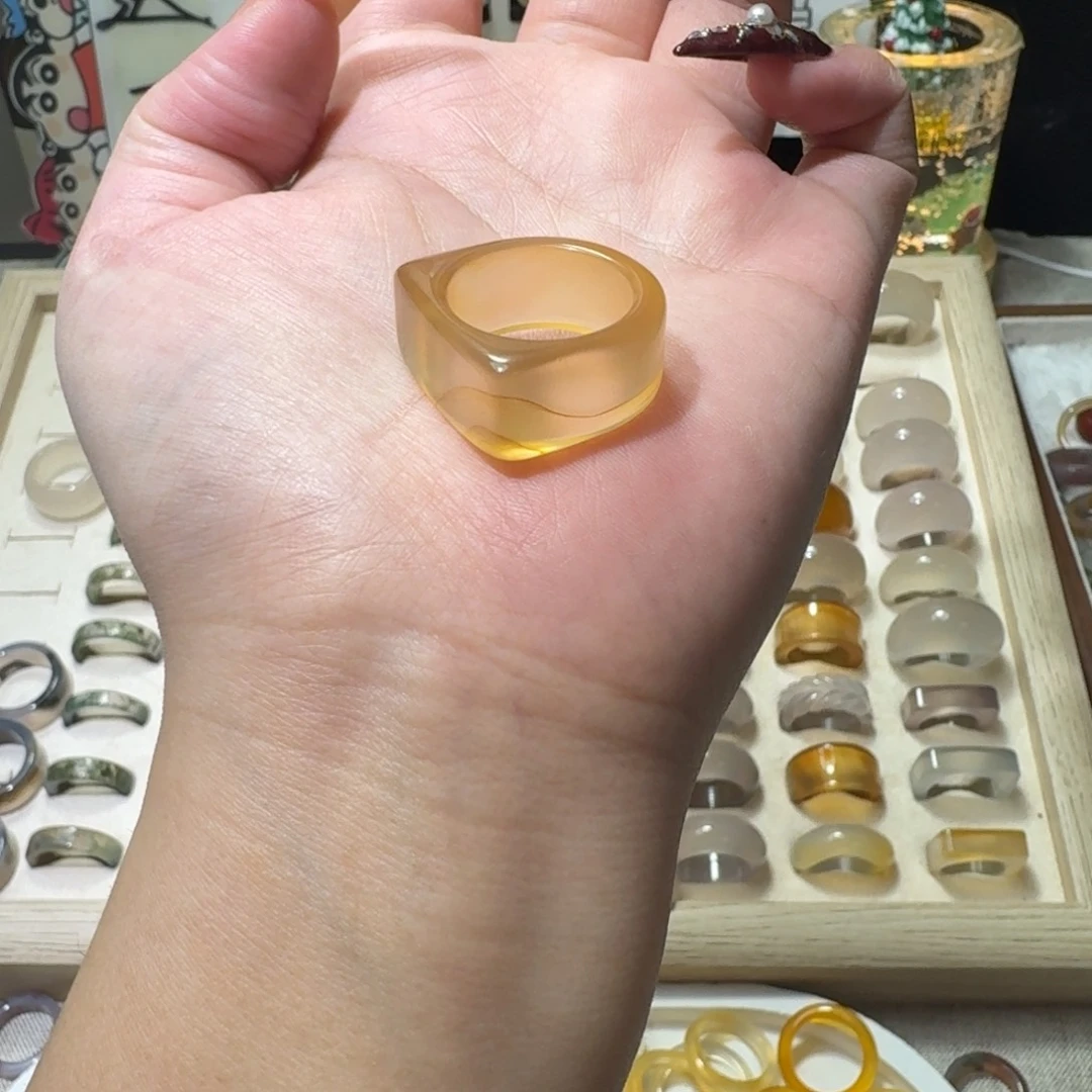 合金戒指玛瑙/玉髓861港18