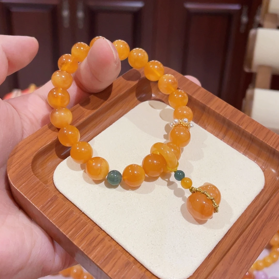 手链蜜蜡未镶嵌手串