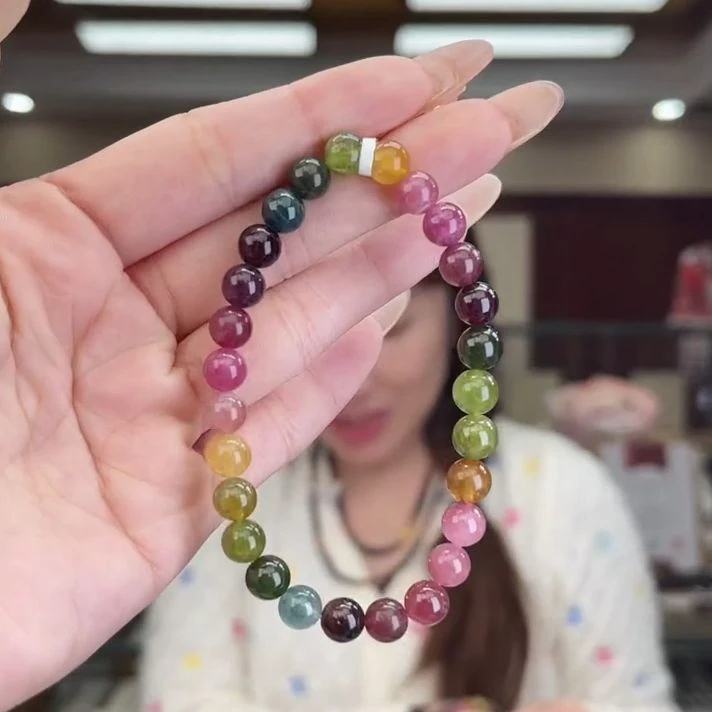 01580321碧玺/未镶嵌7mm+碧玺单圈多样性发货21