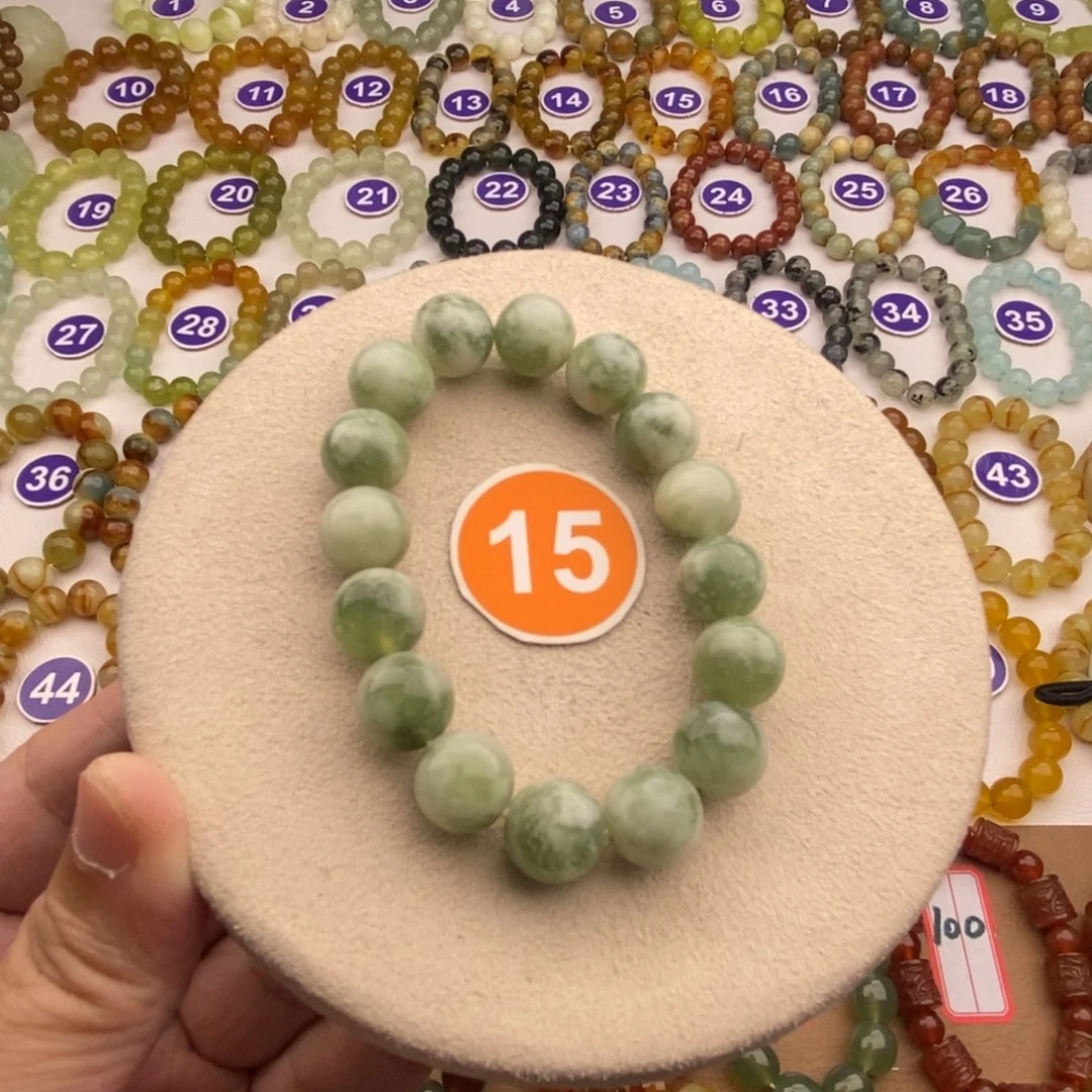 蛇纹石玉未镶嵌手串