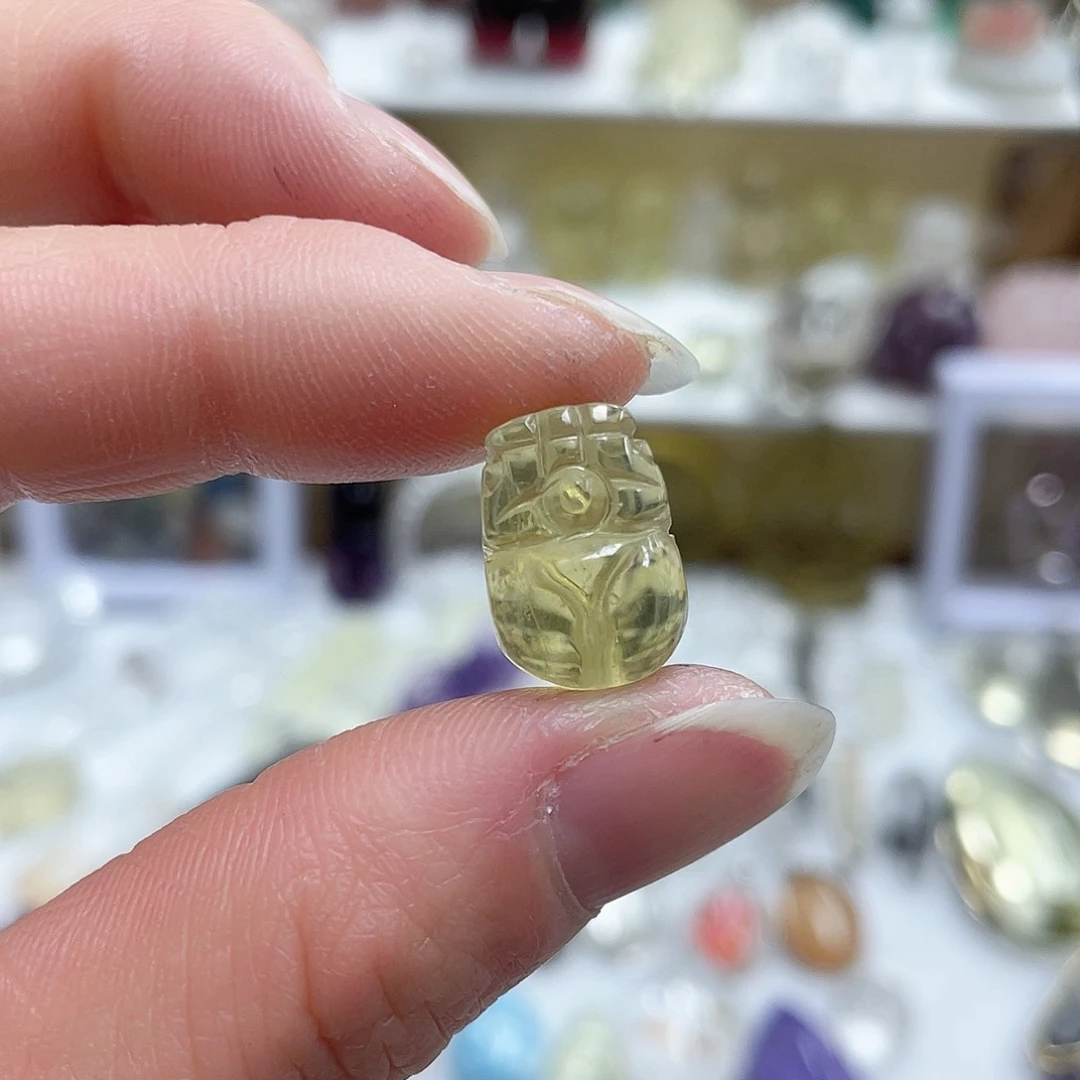 黄晶珠宝半成品未镶嵌6129