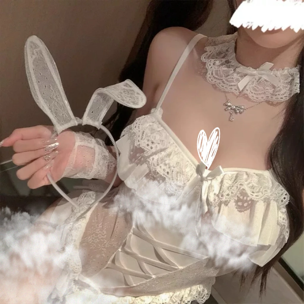 玉兔精~~无袖透气低领性感女短款睡裙连衣裙夏季裙子显瘦露背