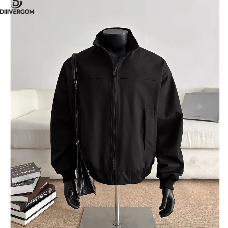 2025爆款潮流飞行夹克男秋季短款美式复古工装外套教练三防冲锋衣