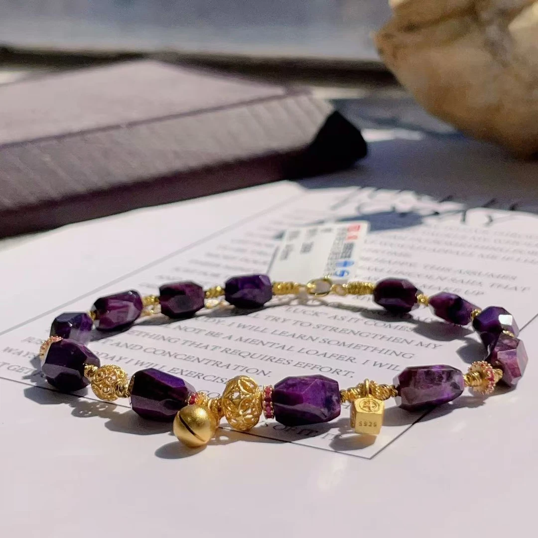 舒俱来玉化随型钻切手链/4-5mm/AZB2343