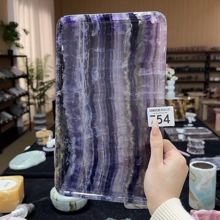 紫莹石超大盘。 754