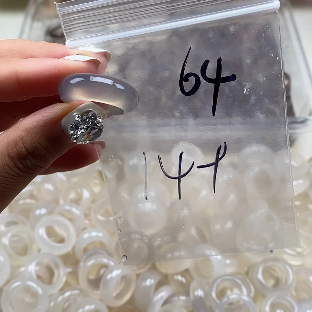 玛瑙/玉髓戒指未镶嵌