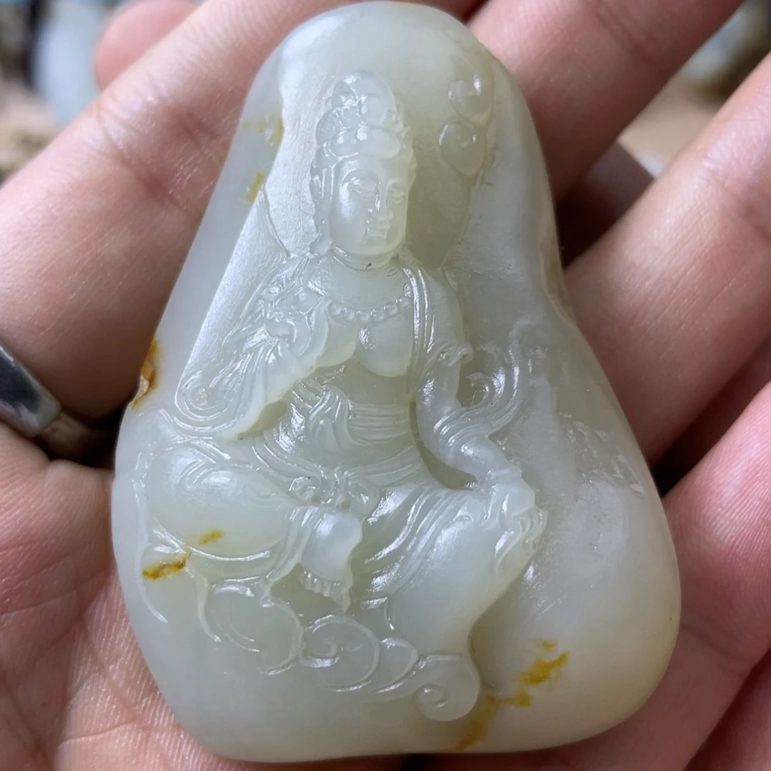 吊坠(不含链)未镶嵌和田玉@***！