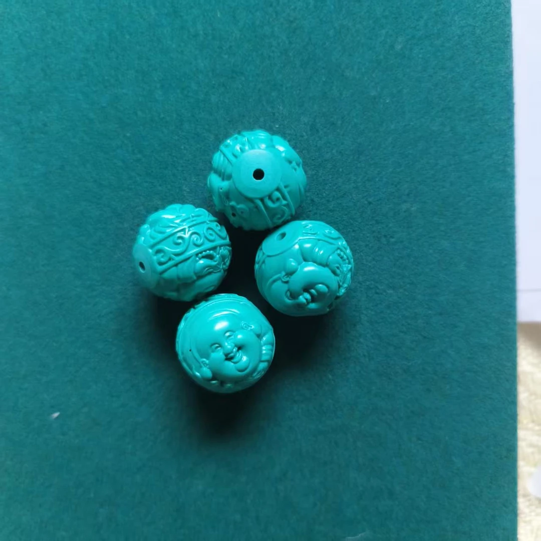 A310 卡16mm雕刻财神吊坠