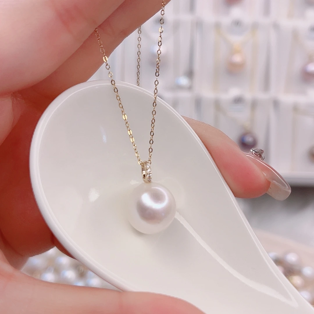 未镶嵌淡水珍珠吊坠(赠链)
