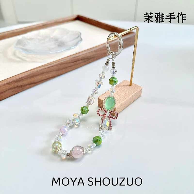 手机链ins夏日清新通用手机挂绳手工diy短手链相机挂件防丢绳挂饰