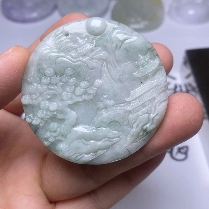 颈饰未镶嵌翡翠翡翠