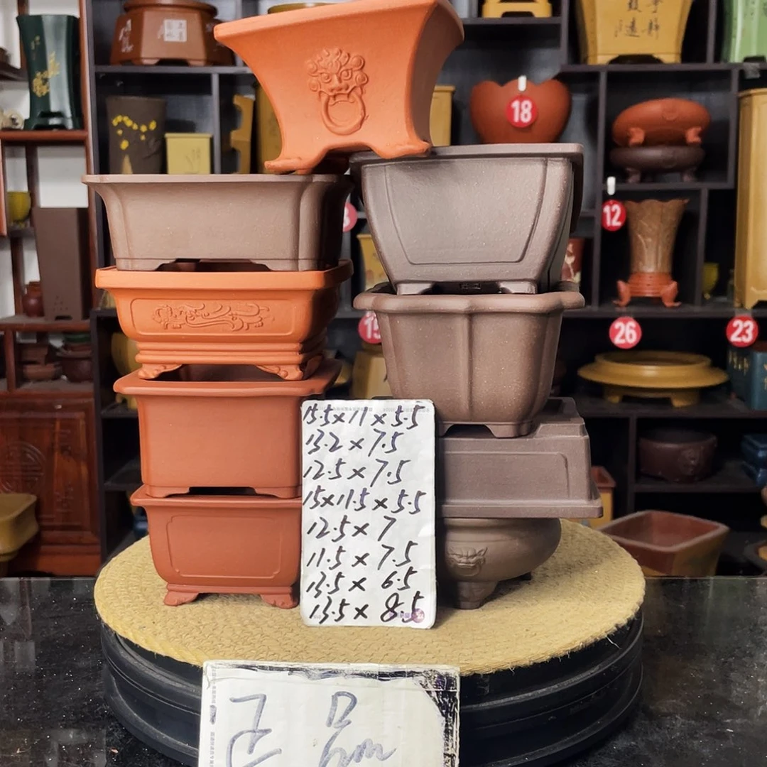 D-盆尚好紫砂花盆