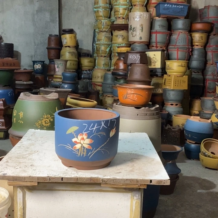 紫砂花盆紫砂茶具