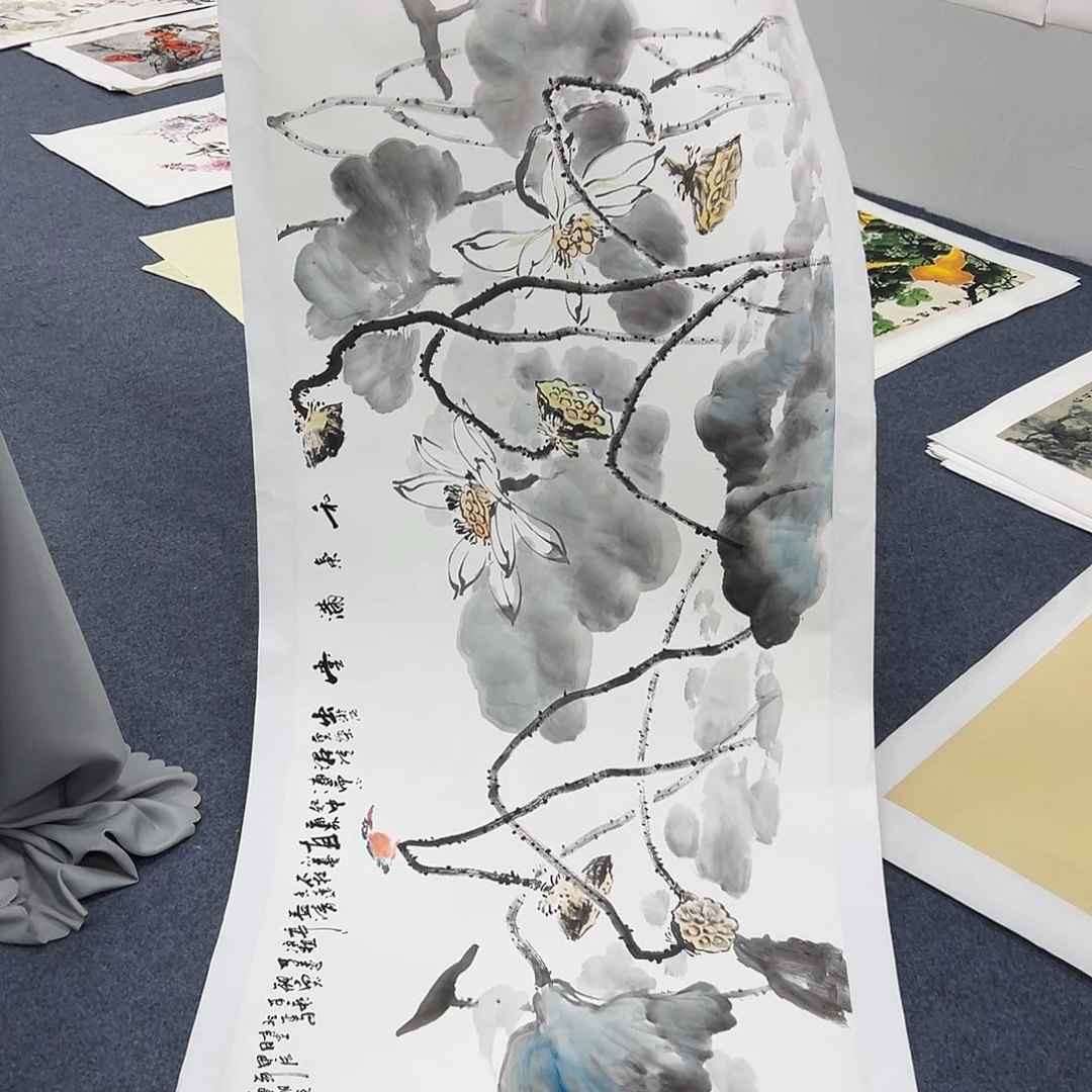 国画国画作品宣纸纯手绘