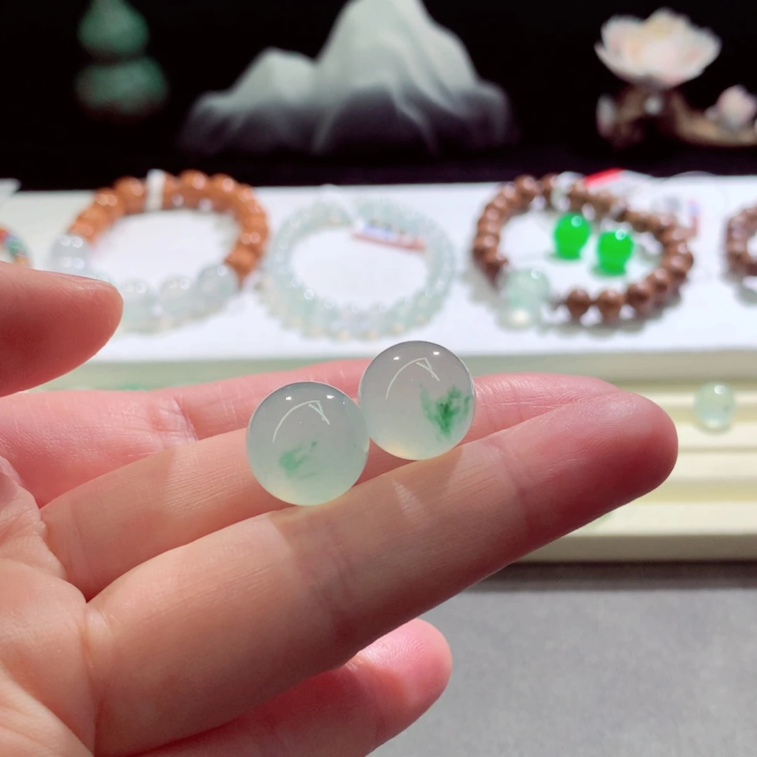 未镶嵌手链翡翠卡14.5