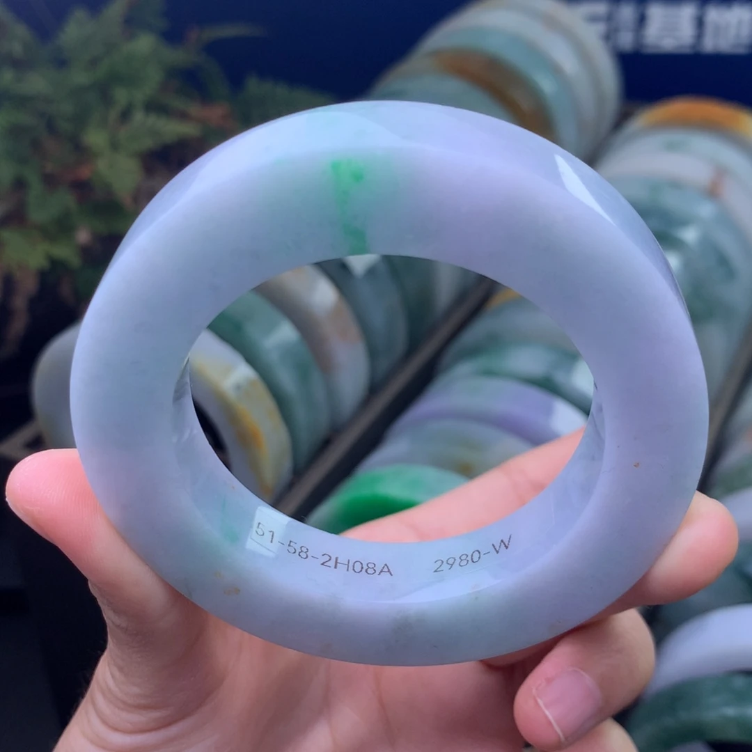 定制翡翠未镶嵌手镯定制不退不换