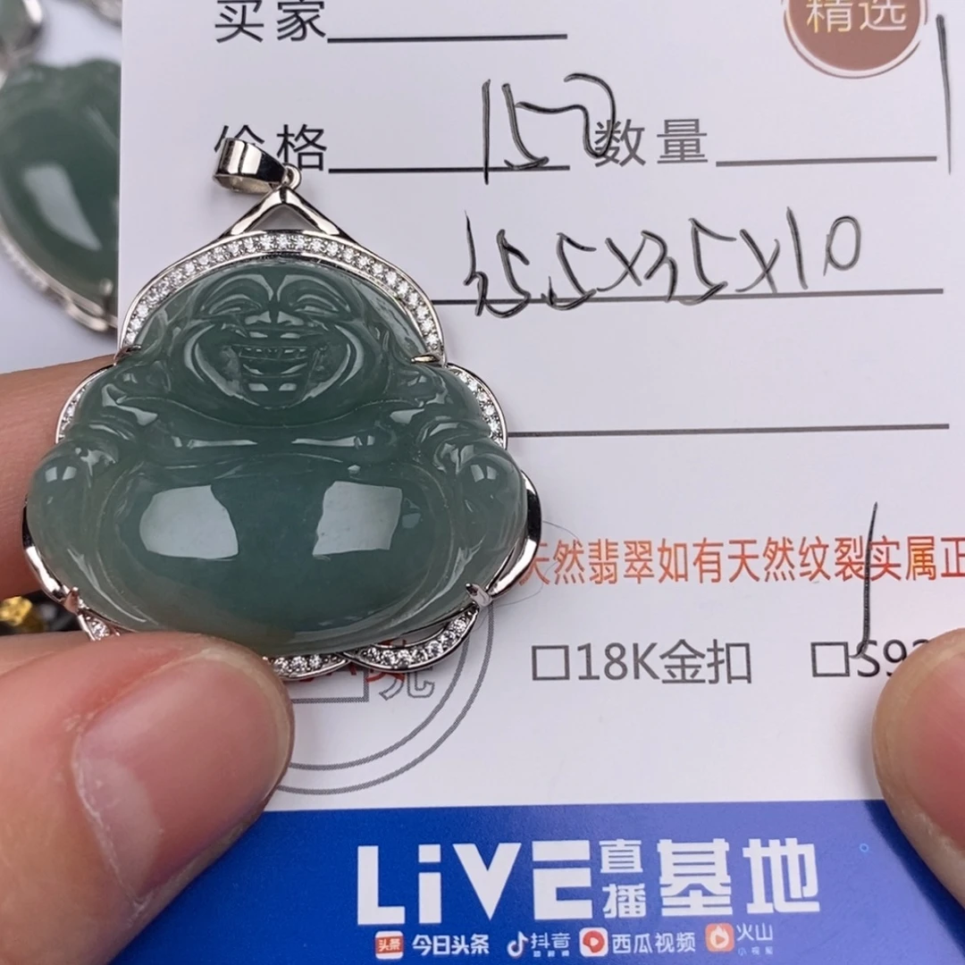 翡翠银S925镶嵌颈饰