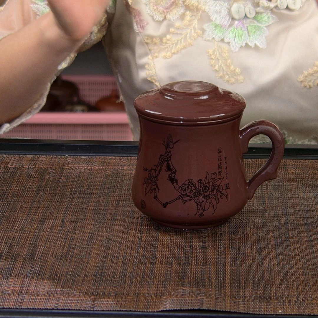 茶杯紫砂高货放漏