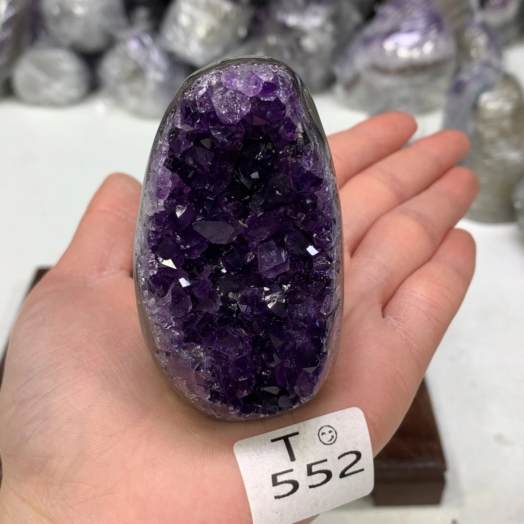 紫晶摆件未镶嵌水晶