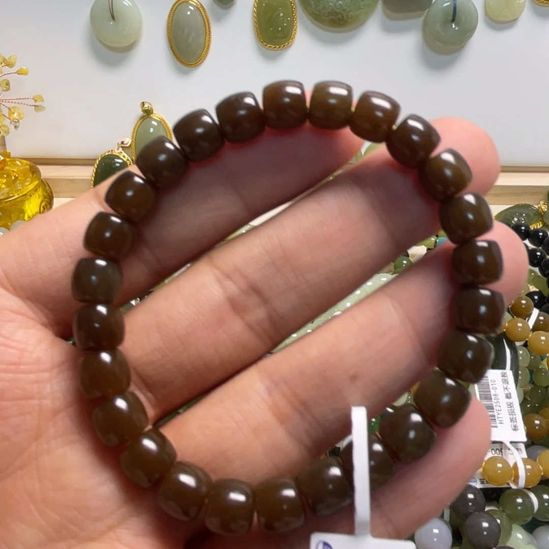 和田玉未镶嵌手链036