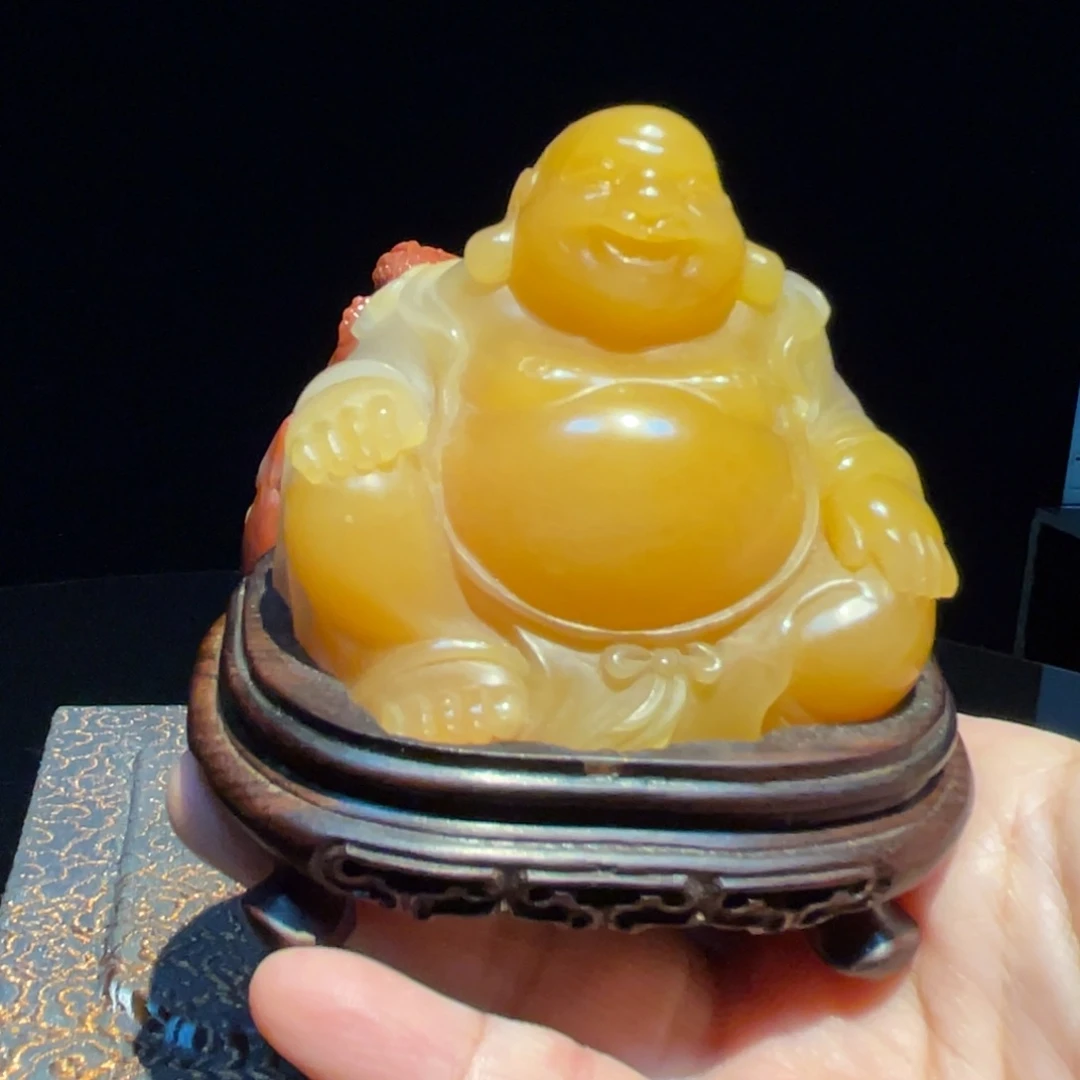解***药寿山石玄关书房艺术品家居摆件