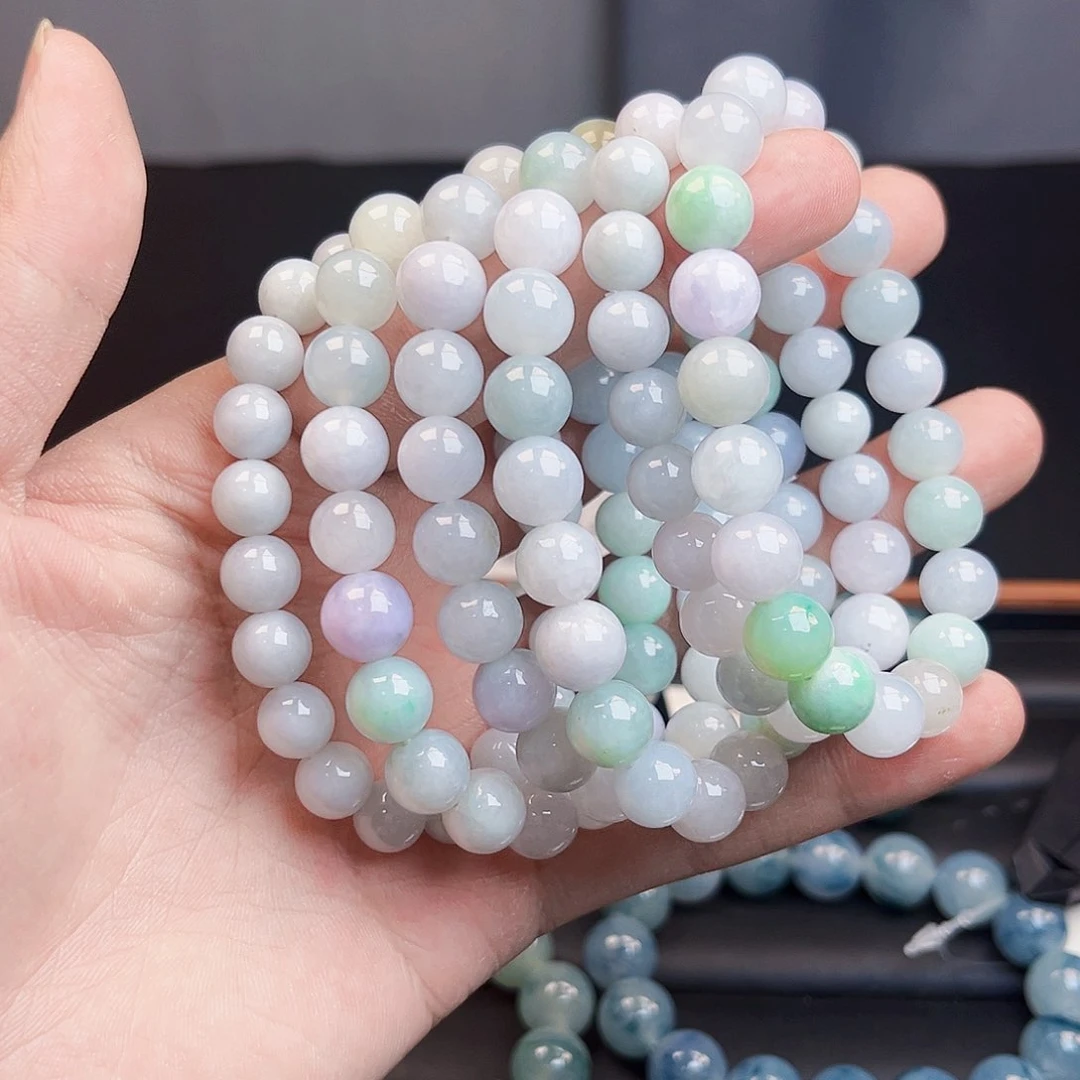 定制翡翠未镶嵌基地质检拍一发一