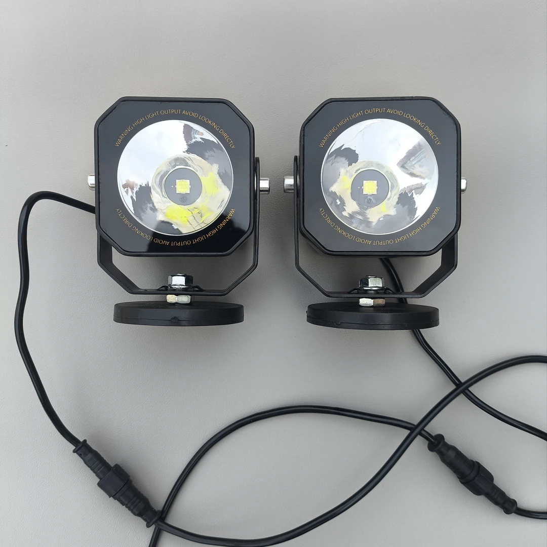 超亮炮大泛光机车射灯适用于摩托车电动车越野车