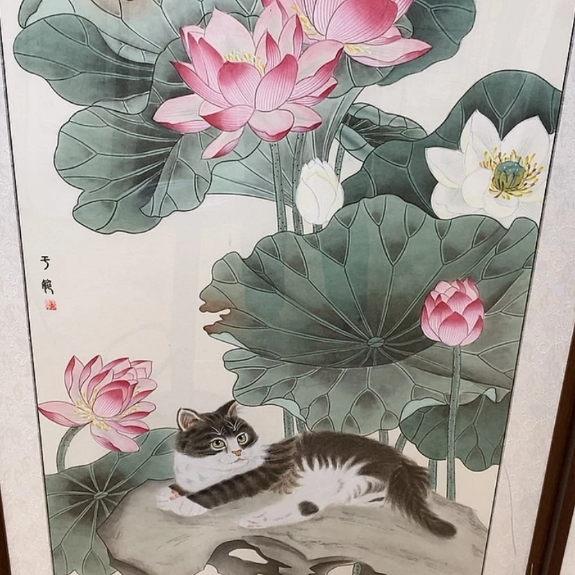 【闪购商品】国画手绘国画工笔带框125.65