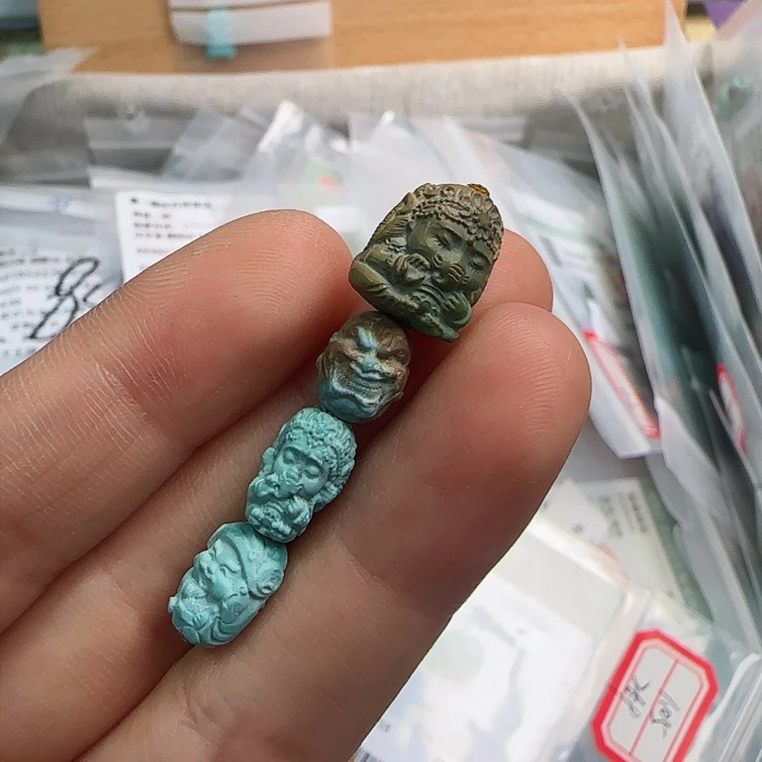 绿松石珠宝半成品未镶嵌