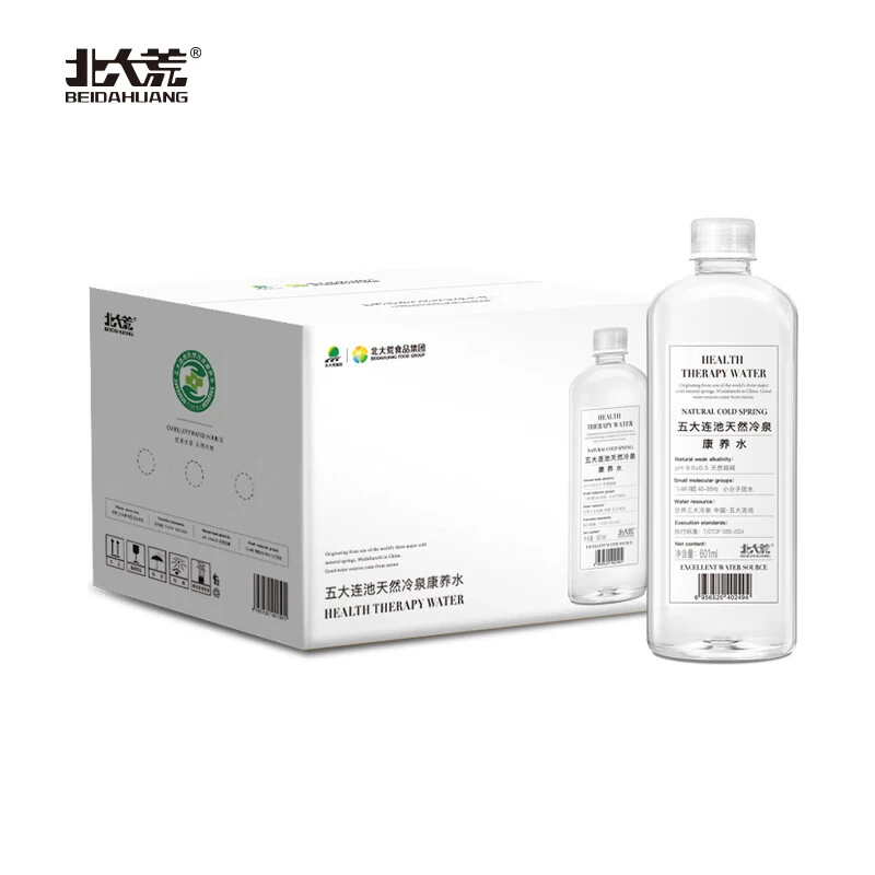 【次日达 京东快递 送货上门】北大荒康养水601ML*12瓶