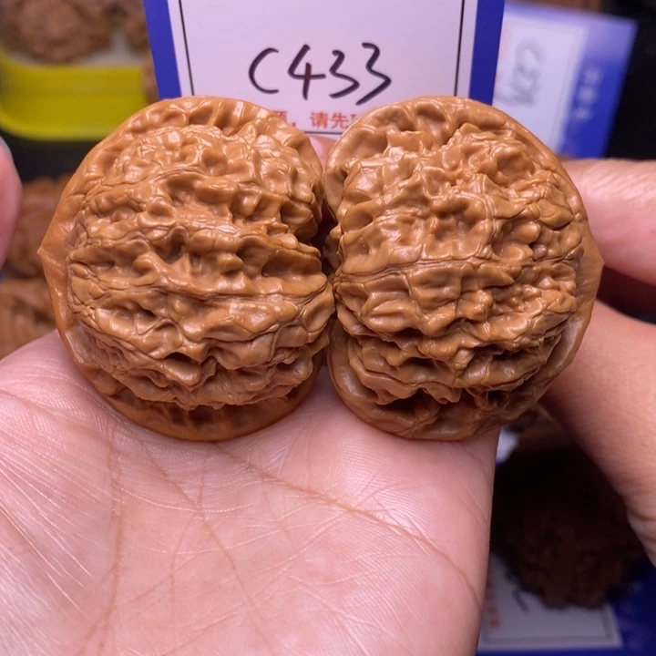 把件文玩核桃47官帽c433