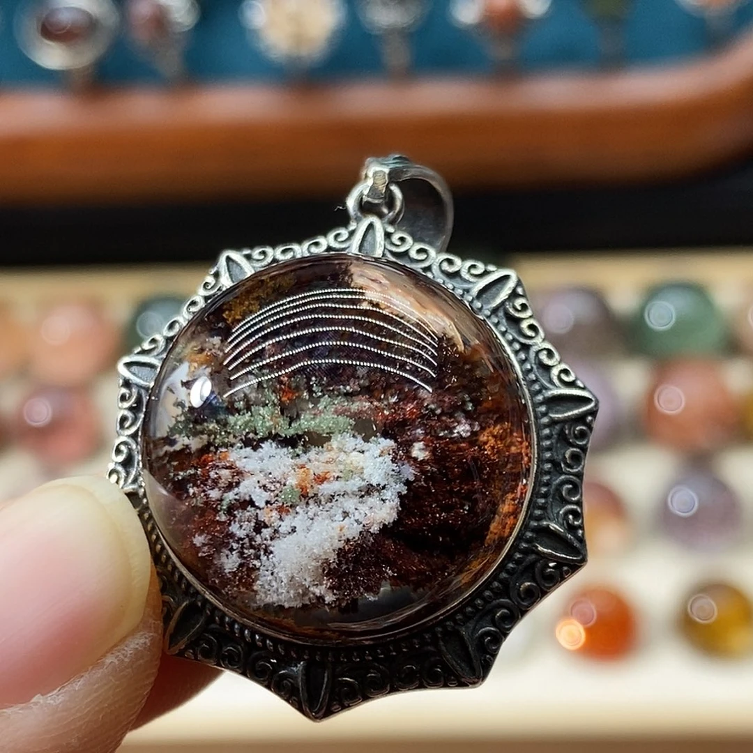 水晶珠宝半成品银S925镶嵌