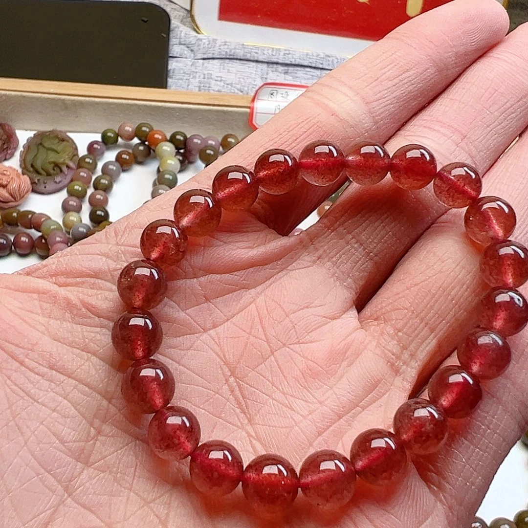 水晶手链未镶嵌草莓晶