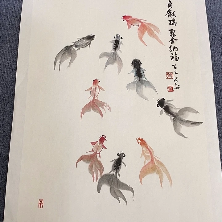 国画纯手绘国画写意作品45*68