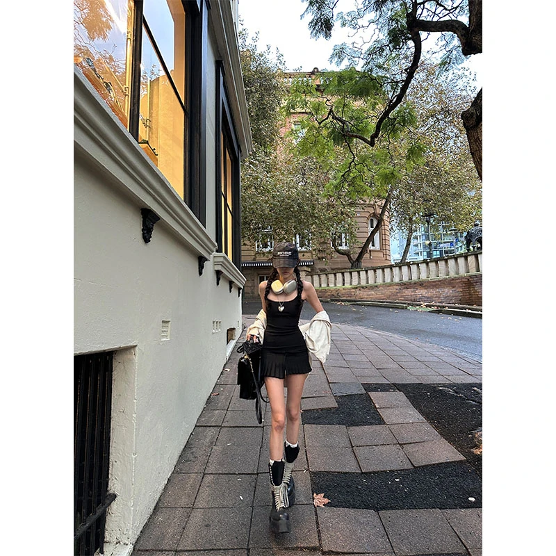 2025夏季新款修身衬衫上衣显瘦穿搭气质时尚收腰简约时尚连衣裙女