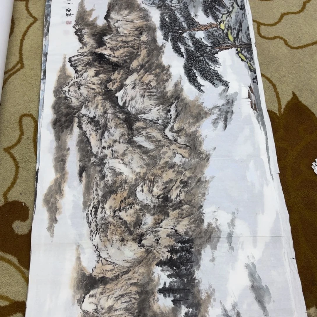 国画丛丕军小六尺童