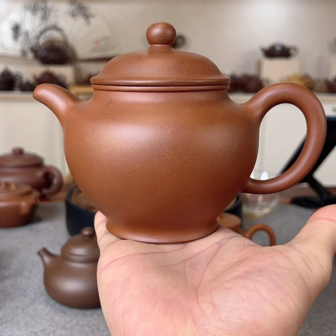 紫砂茶壶清水泥大掇只
