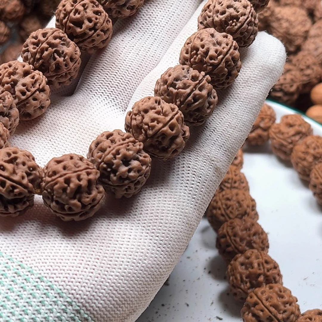 金刚菩提手串大*子19粗筋双龙