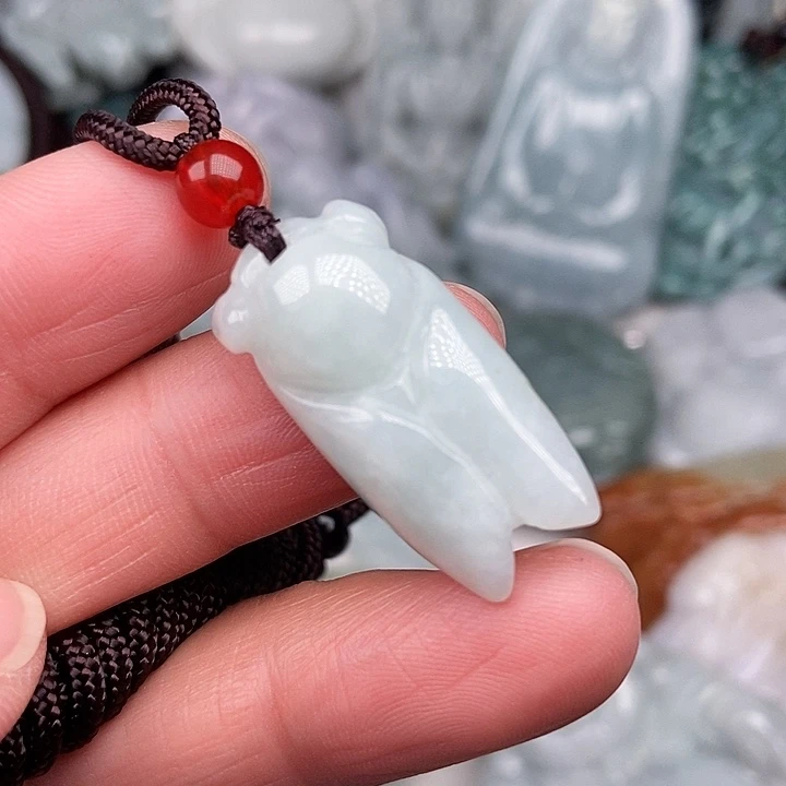 颈饰未镶嵌翡翠 翡翠